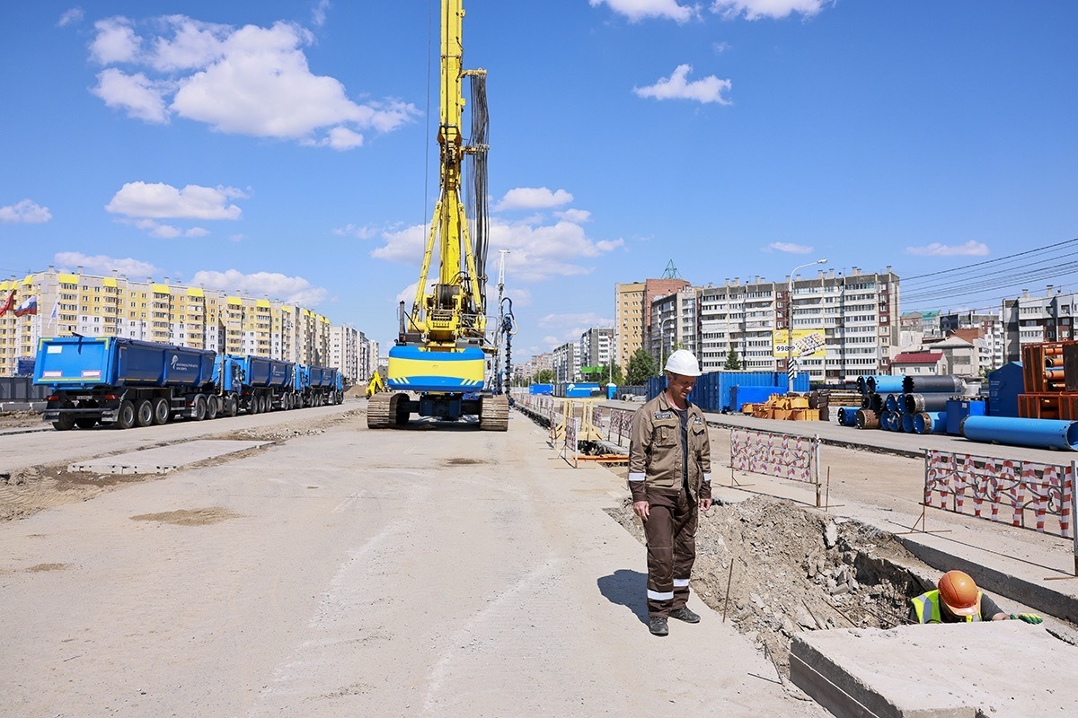 В Красноярске начались буровые работы на площадке будущей станции метро  «Шахтеров» - SibMedia.ru