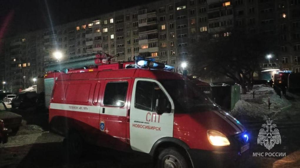 В Новосибирске во время пожара в квартире из-за курения погибли два человека