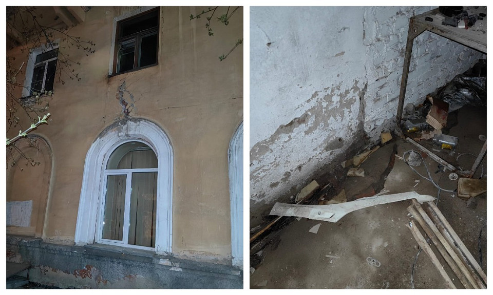 В Новосибирске возбудили уголовное дело из-за опасного состояния дома на Кожевникова