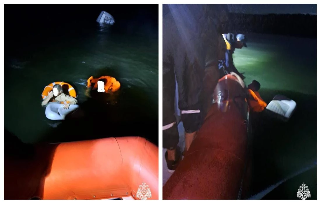 Из затонувшего катера под Новосибирском спасли трех человек
